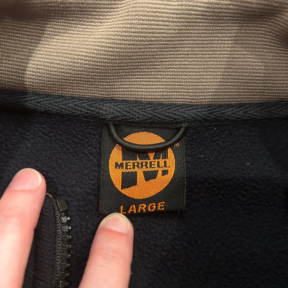 Merrell Soft Shell Full Zip Jacket Men’s Large Bl… - image 6